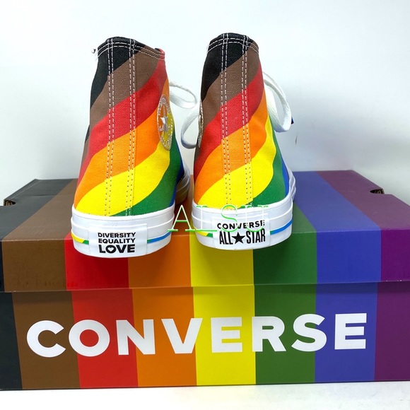 Converse Ctas High Pride White University Women’s - Picture 3 of 8